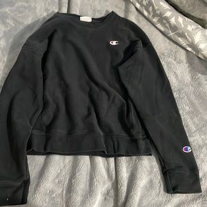 Black champion sweater